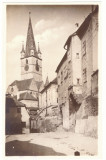 3470 - SIBIU, Evangelical Church, Romania - old postcard, real PHOTO - unused, Necirculata, Printata