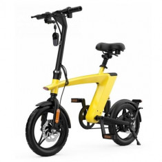 Bicicleta electrica iSEN H1 Flying Fish Galben, 250W, 22NM, Rulare full electric sau asistata, 25km/h, IPX4, Baterie detasabila 10Ah foto
