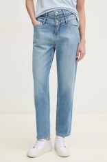 Pepe Jeans jeans TAPERED JEANS UHW DOUBLE femei high waist, PL205000