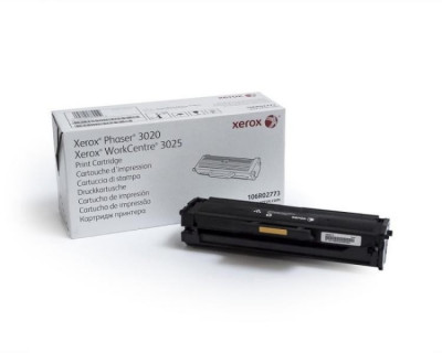 Toner xerox 106r02773 black 1.5 k phaser 3020 workcentre3025 foto