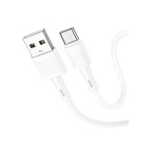 Cumpara ieftin Cablu Date Si Incarcare Hoco Victory Usb La Usb C, Compatibil Cu Samsung, Huawei, Xiaomi, Alb, Lungime 1M, X83