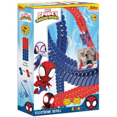 Set de extensie pentru pista Smoby Spidey FleXtreme Refill circuit de curse foto
