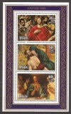 NIUE 1981 PICTURA PASTE ( bloc dantelat ) MNH