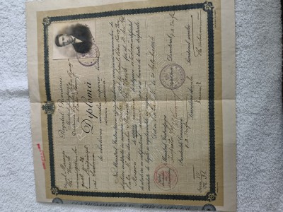 brevet Diploma de absolvire . foto