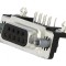 Conector D-Sub 9 PIN Soclu Mamă 90&deg; THT UNC 4-40 AMPLIMITE