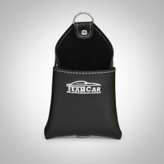 Organizator Auto Multifuncțional din Piele TeamCar &ndash; Buzunar Depozitare Grilă Ventilație