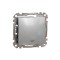 Intrerupator simplu cu led albastru Schneider Sedna aluminiu SDD113101L