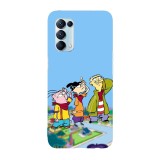 Husa compatibila cu Oppo A54 5G model Ed Edd n Eddy The cul de sac, Silicon, TPU, Viceversa, Transparent, Carcasa