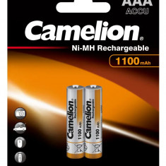 Baterie Reincarcabila Camelion AAA LR3 Acumulatori Preincarcati Ni-MH 1.2V 1100mAh Blister 2