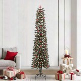 vidaXL Brad de Crăciun artificial cu 300 LED Verde 58 x 58 x 240 cm 3395964