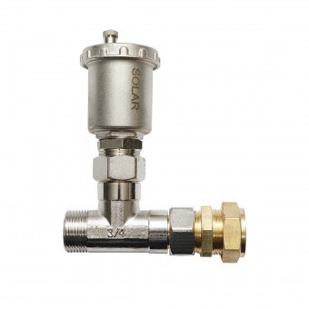 Set aerisitor automat cu T 3/4 pentru instalatii solare rezidentiale max 180 grade C foto