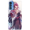 Husa compatibila cu Motorola G100 model Rosaria Genshin impact, Silicon, TPU, Viceversa, Transparent, Carcasa