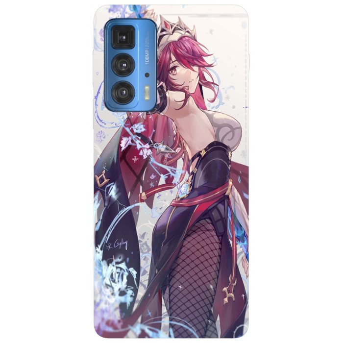 Husa compatibila cu Motorola G100 model Rosaria Genshin impact, Silicon, TPU, Viceversa