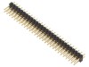 Conector Pini FISCHER ELEKTRONIK 2x28 THT Aurit, Pas 2.54mm, 56 pini, Tata, Model SL2.025.56G