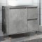 Gossi dulap de baie, gri beton, 65x33x60 cm, lemn prelucrat