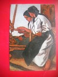 HOPCT 14921 TARANCI TESAND LA RAZBOI-- STEFAN DIMITRESCU [ 1886-1933 ] -- CP PICTURA - -NECIRCULATA
