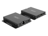 Extender HDMI 2.1 DIGITUS cu IRDA și RJ45, prelungitor HDMI 4K HDR, 40m, negru