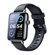 Ceas smartwatch, JR-FT5, monitorizare sport, rezistent apa, wireless, ecran HD 1.83, , , apelare Bluetooth, microfon, negru