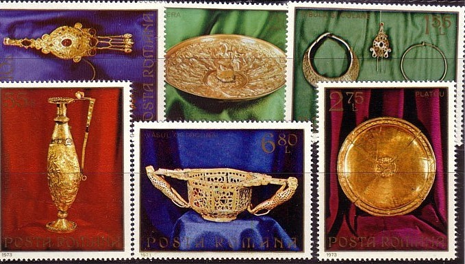 1973 - Tezaurul de la Pietroasa, serie neuzata