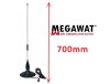 Antena CB Megawat ML70, Magnet 145PL, 70cm, Compatibila orice Statie Radio Auto