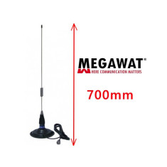 Antena Radio CB Megawat ML70 cu Magnet Megawat 145PL