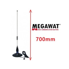 Antena Radio CB Megawat ML70 cu Magnet Megawat 145PL