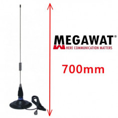 Antena Radio CB Megawat ML70 cu Magnet Megawat 145PL