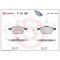 Placute frana Ford C-Max (Dm2), C-Max 2 (Dxa/Cb7, C-Max 2 Van, Ecosport, Focus C-Max (Dm2), Focus 2 (Da , Focus 2 Box / Estate, Focus 2 Convertible,