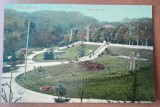 Carte postala, Baile Govora, vedere din parc, 1914
