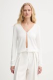 Morgan cardigan culoarea alb, light, MZINA
