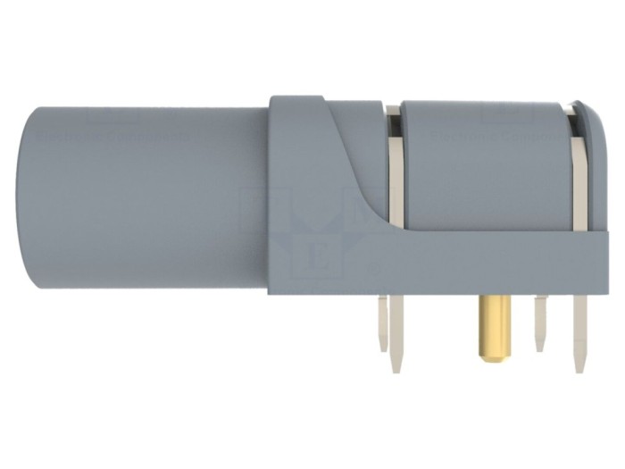 Conector soclu banană 4mm 24A aurit