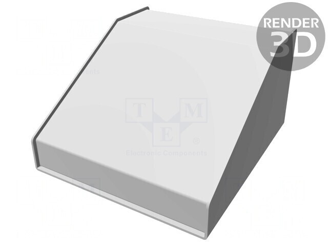 Carcasă Desktop Aluminiu Negru 165x183x102mm