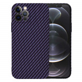 Husa pentru iPhone 12 Pro, Techsuit Carbonite FiberShell, Purple