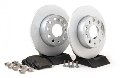 Set Discuri + Placute Frana Spate Oe Volkswagen Jetta 3 2005-2010 JZW698601AB foto