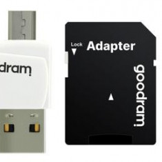 Card de memorie GoodRam All In One microSDHC, 64GB, Class 10 + adaptor SD + card reader USB