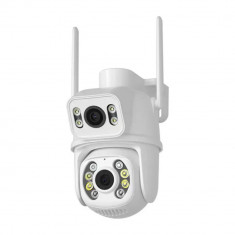 Camera de supraveghere video GAVIO® XC17, WiFi, 4K Ultra HD, 8 MP, zoom, interior/exterior, mod noapte, comunicare bidirectionala, senzor miscare, IP6