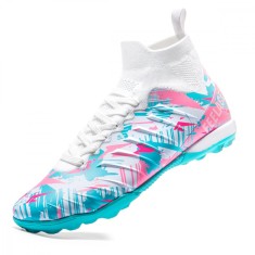 Ghete de fotbal MBrands, 8.4 cu glezna pentru teren sintetic, culoare multicolor 44