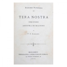 P. S. Aurelian, Țara noastră, 1875 foto