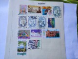 Lot 8 pagini timbre Pakistan
