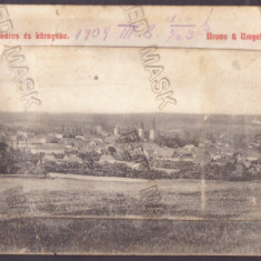5306 - ORASTIE, Hunedoara, Leporello - old pc + 10 mini photocards - used - 1909