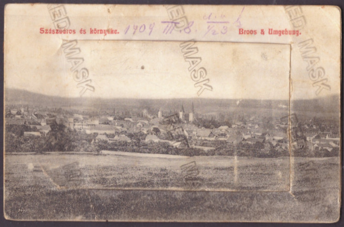 5306 - ORASTIE, Hunedoara, Leporello - old pc + 10 mini photocards - used - 1909