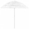 Umbrela de plaja, alb, 240 cm