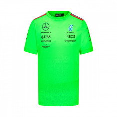 Mercedes AMG Petronas tricou de bărbați Set Up green F1 Team 2023 - XXL