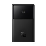 POWER BANK Baseus Star-Lord Digital, display, capacitate 10000mAh, 30W, 2 x USB; 1 x USB Type-C, total 5V/3A, negru, &quot;P10022907113-00&quot; (timbru verde 0