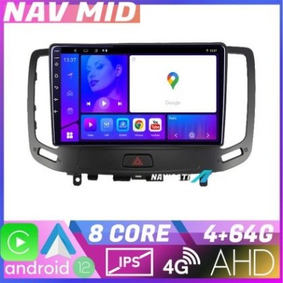 Navigatie Infiniti G35 G37 2006 2013 EDOTEC-LITE Android Ecran 720P Octa Core 4 64 Carplay CarStore Technology foto