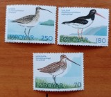FEROE/FEROYAR-&#039;&#039;FAUNA-PASARI DE APA&#039;&#039;-SERIE 3V.- -MNH NESTAMP. -vezi scan, Nestampilat