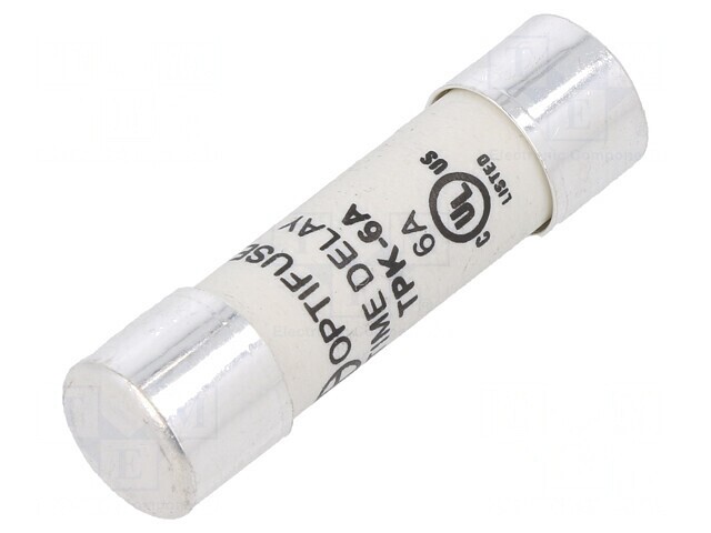 Siguranță &Icirc;nt&acirc;rziere 6A 500VAC 10,3x38mm TPK-6A