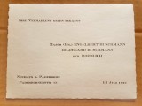 G392-I- ww2-Ofiter german 1942-Wehrmachlung geben bekannt-Probabil chemare in serviciu. Marimi: 16/ 12 cm.