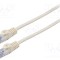 Patch cord LANBERG U/UTP 6 litat CCA PVC alb 5m 26AWG