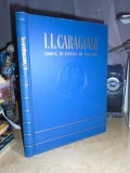 I.L. CARAGIALE * OMUL SI OPERA IN IMAGINI ( ALBUM ) , ED. 1-A , 1953